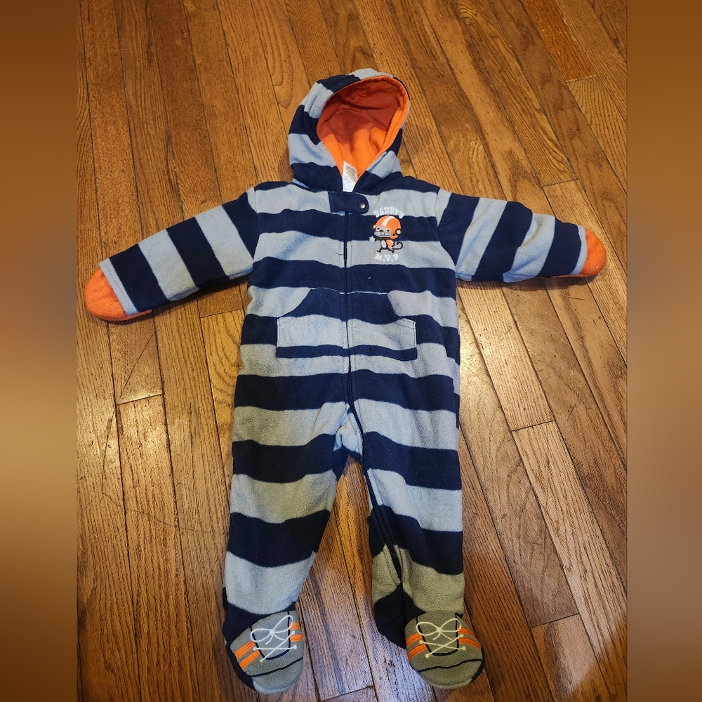 Baby winter fleece suit